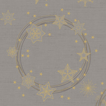 Duni Dunisoft-Servietten Star Shine grey 40 x 40 cm 1/ 4 Falz 60 Stück